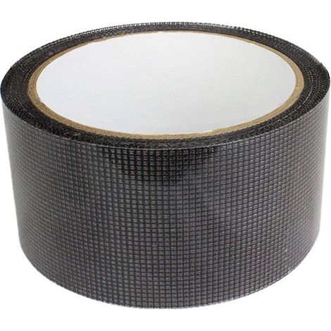 Ruban de réparation de moustiquaire pour moustiquaire Ruban de réparation de fenêtre (noir 5cmX200cm) (1/2)