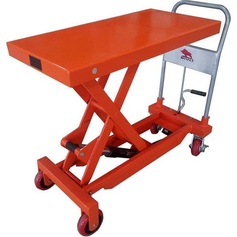 Hydraulic Scissor Lift Table 750KG (Mobile Platform Cart Trolley Lifting Heavy Duty Workshop)