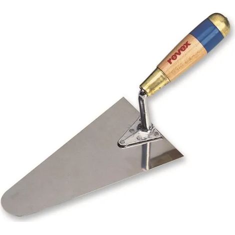 Attrezzo da muratore Revex round stainless steel trowel lama acciaio 20 cm