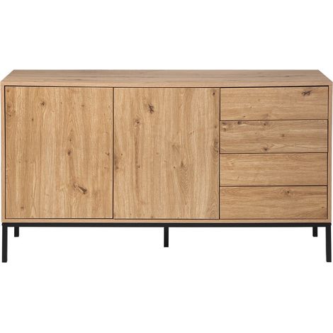 Buffet 2 porte e 4 cassetti L140 cm - LENNY