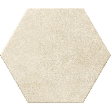 Carrelage sol / mur hexagonal effet ciment 25x21,6 cm TERRACRETA Marna Esagono (vendu par boite de 1.18m2) (1/3)