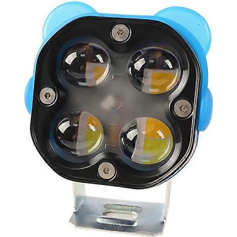 40W wasserdichte quadratische LED-Positionsleuchten, weiß/gelb, für Auto, Motorrad, SUV, Quad und LKW. (1/5)