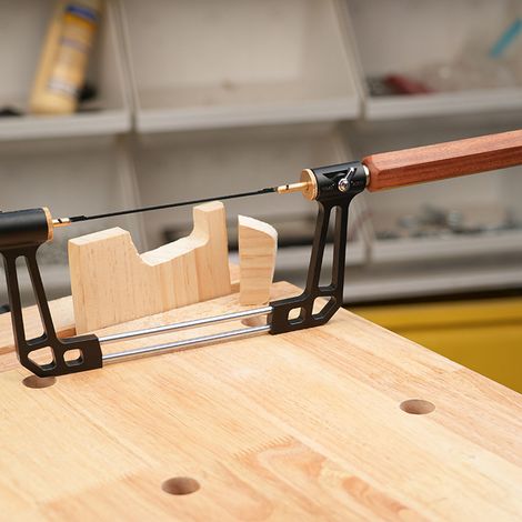 Scie sauteuse à manche hexagonal pour le travail du bois, scie sauteuse pour maquettes de meubles, scie à main multifonctionnelle, scie sauteuse pour le bricolage, scie à profiler, scie à creuser (1/5)