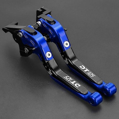 Poignées de guidon 7/8'' 22 mm pour motos DT125R, DT125RL, DT125RR, DT125RE, DT125LC Mk2 et Mk3 (gris)
