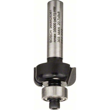 Profilfräser E 8 mm R1 4 mm D 207 mm L 9 mm G 53 mm BOSCH 2608628361 (1/5)