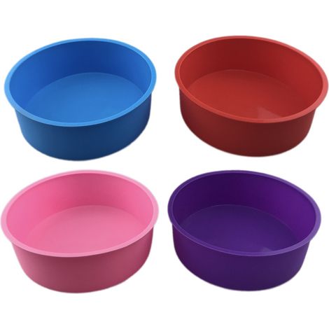 moules à gâteaux ronds en silicone de 15 cm (6 pouces) (1/5)
