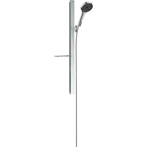 Hansgrohe Rainfinity - Ensemble de pommeau de douche 130, 3jet, barre de douche 90 cm et flexible, chrome 27671000