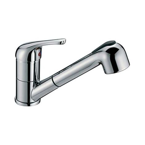 MISCELATORE LAVELLO DOCCIA ESTRAIBILE CROLLA  OTTONE CROMATO
