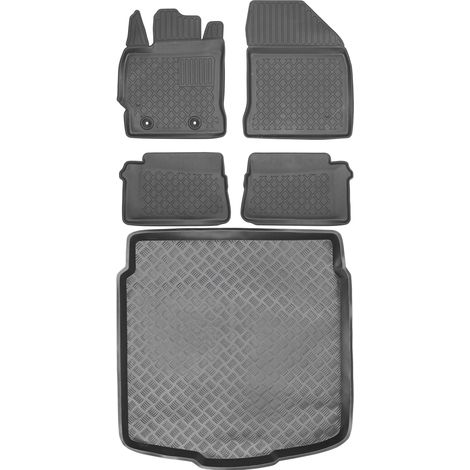 Toyota Auris II Kombi (2013–2018) – SET – Automatten + Kofferraummatte (1/5)