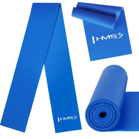 BANDA DE RESISTENCIA GU01 FITNESS HMS (azul) 1200 x 120 x 0,4 mm (1/3)