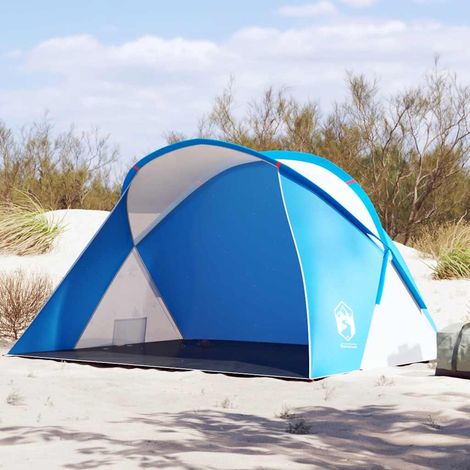 Strandzelt 2 Personen Azurblau Pop-Up Wasserdicht (1/5)