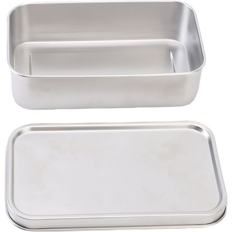 Lunchbox aus Edelstahl 304 mit Tragegurt, tragbare Bento-Box