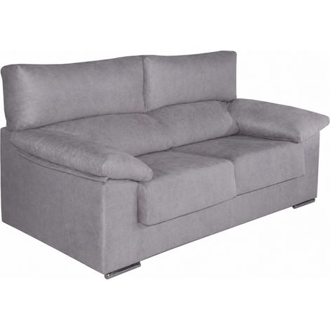 Sofá 3 plazas modelo Tali en tela sky perla. 195cm(ancho) 96cm(altura) 90cm(fondo).