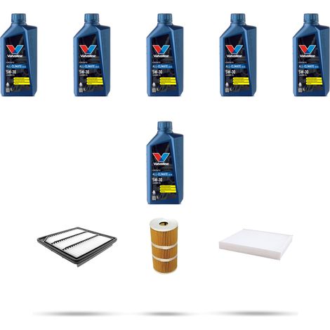Kit tagliando 3 FILTRI e 6L OLIO compatibile con Nissan X-Trail (T32) 1.7 dCi 120kw Dal 2019 (1/5)