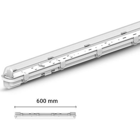 Étanche sans ballast pour 1 Tube T8 de 600 mm 10W max Miidex Lighting® (1/5)
