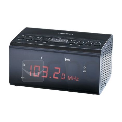 Thomson CR50 Funkuhr Schwarz