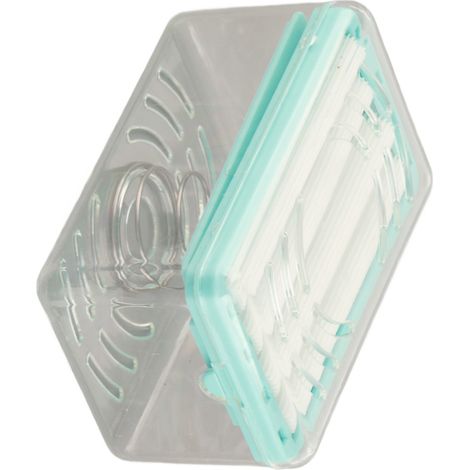 Boîte multifonctionnelle pour égoutter et ranger le savon, boîte à savon moussante sans les mains, bleu nordique. (1/5)