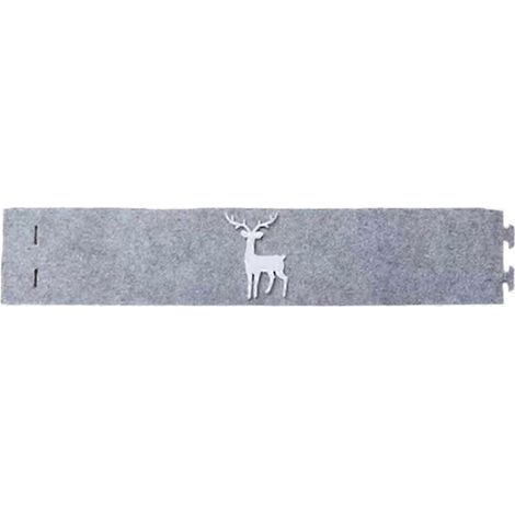 Sapin de Noël gris C Jupe de sapin de Noël Décorations de sapin de Noël Clôture de sapin de Noël Tapis de sapin de Noël Décoration de scène de Noël (1/5)