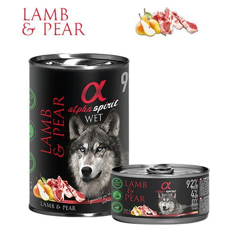 Alpha Spirit Lata Lamb Pera 12x150 gr