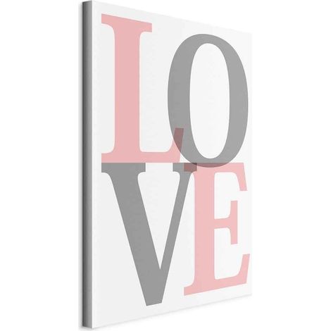 Gemälde – Graue Liebe (1-teilig) vertikal (1/5)