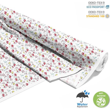 TESSUTI DECORATIVI PER ESTERNI OXFORD - Motivo fiori dipinti 10 I DX628 (1/5)