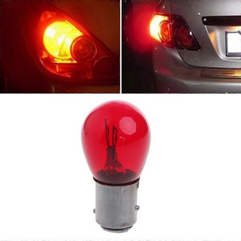 Ampoule de feu stop arrière pour moto, 5 W, orange, 12 V CC (1/4)