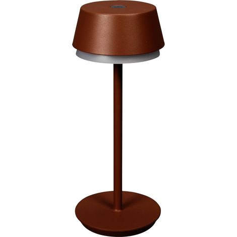 Konstsmide 7830-960 Lyon Lampe de poche LED sans fil 2.5 W blanc chaud, RVB terracotta (1/5)