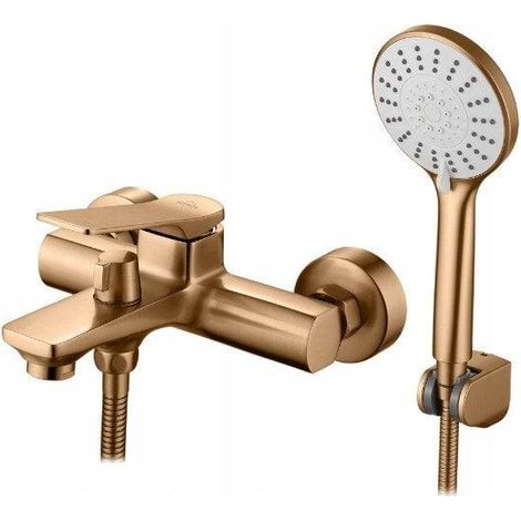 Grifo de bañera Neri Plus, color cobre. (1/3)