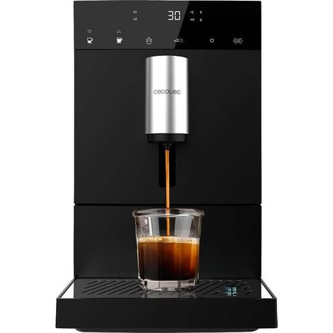 Machine à espresso 1,1 L noire compacte et thermique