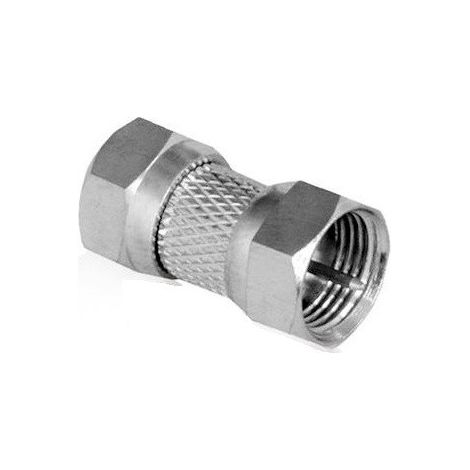 Adaptateur connectique Type F mâle-mâle droit pour cable antenne coaxial et réception TV / Satellite VISIOSAT 0144248 (1/2)