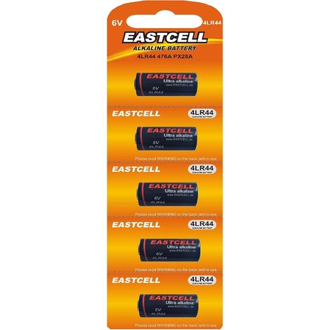 5 x Piles 4LR44 6 V (1 Blister A 5) Mercure libre eastcell marque Piles alcalines (1/5)