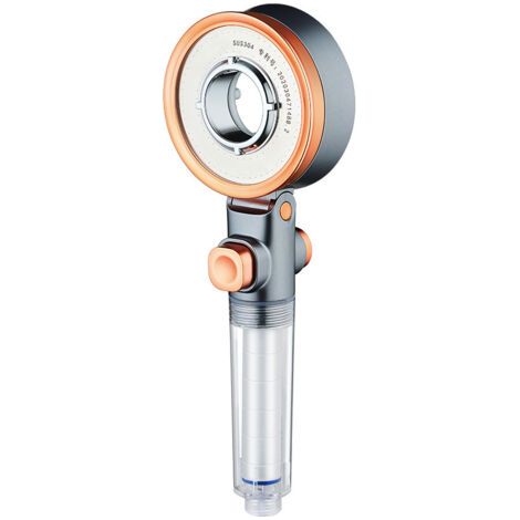 Pair Wassersparender Duschkopf, Anti-Kalk-Duschkopf mit Filter, Hochdruck-Duschkopf mit 3 Strahlarten, Spa-Duschkopf (mit Filterelement) (1/4)