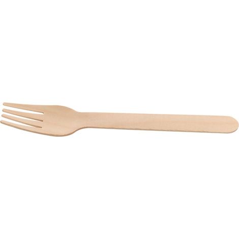 Fourchette en bois FSC 16,5 cm - 3000 unités - Betik
