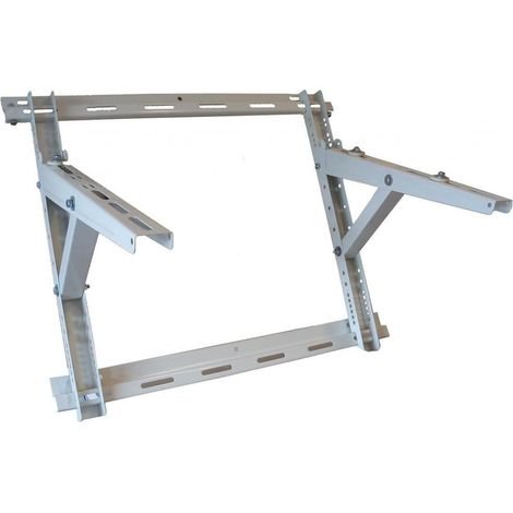 Mc Distribution – Support de toiture inclinable 20° à 55° – Métal – Fixation sur toiture – Capacité 140 kg – Visserie inox – Bras 520 mm