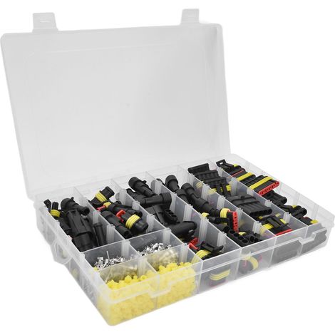 Kit de connecteurs automobiles étanches 622 pièces, fiches mâles et femelles, bornes à 1-6 broches (1/5)