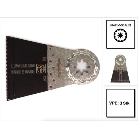 Lama di sega E-Cut Long-Life B.65mm 3 pezzi StarlockPlus 3 pz./confezione
