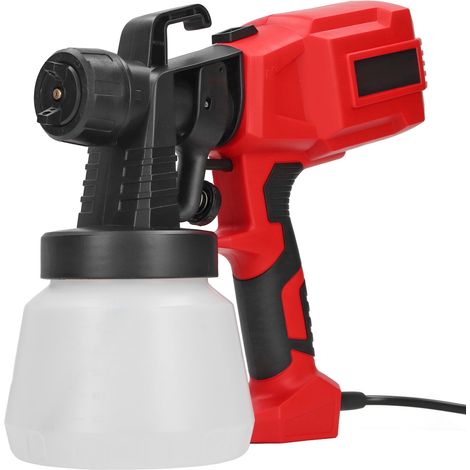 Pistolet à peinture électrique portatif à jet divisé, pistolet à peinture portable, pistolet à pulvérisation haute pression, norme européenne 220 V (1/5)