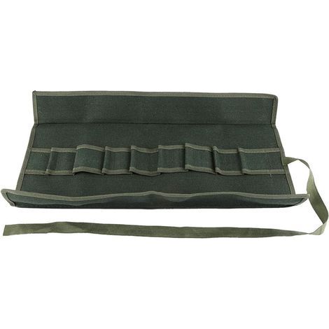 CCYKXA Canvas Gardening Bag, Portable Multifunctional Storage Bag, Tool Set, Rolling Bag, Bonsai Gardening Tool Storage Bag