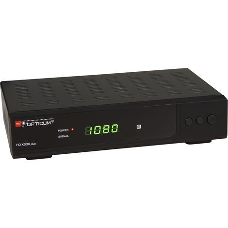RED OPTICUM Récepteur DVB-S HDTV AX300 Plus, PVR prêt, noir