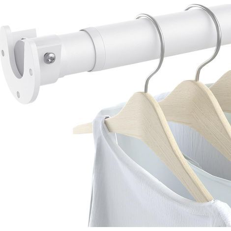[JAMAIS UTILISÉ] Tringle à vêtements extensible 43-133 cm, pour placard, penderie, buanderie, camping-car (1/5)