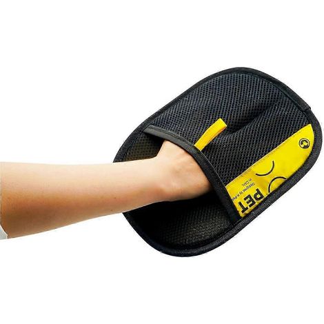 Gants d'épilation doubles pour animaux de compagnie, brosse électrostatique adhésive pour l'épilation des poils de chat, peigne pour le lavage et le toilettage. (1/4)