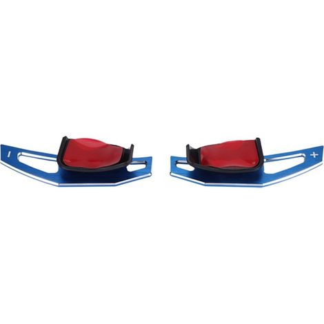 Two blue aluminum alloy parts + ABS, suitable for Volkswagen Golf 6 GTI R20 Scirocco R36 CC (1/4)