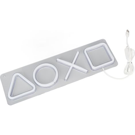 Enseigne lumineuse LED néon en forme de jeu - Décoration murale pour salle de jeux ou chambre - Décoration murale gaming (1/5)