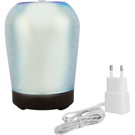 100-ml-Diffusor für ätherische Öle mit LED-Licht und Luftbefeuchter (EU-Stecker) (1/5)