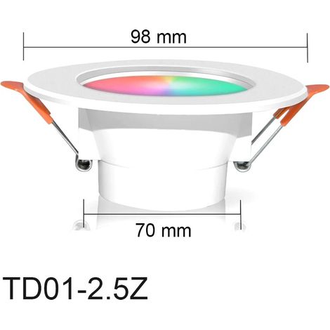 Tuya Faretto a LED da Incasso Smart ZigBee RGBCW 5W (1/5)