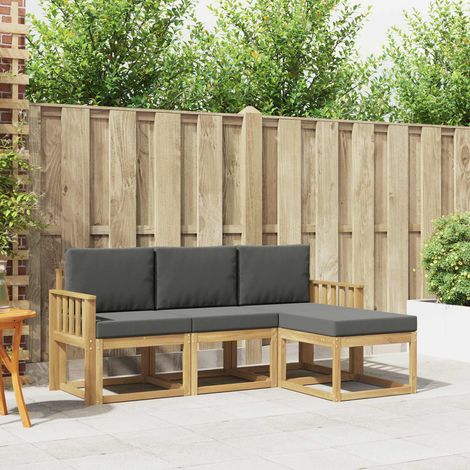 vidaXL Outdoor-Sofagarnitur 4 pcs (1/5)