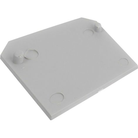 Abschlussdeckel 37,2mm Länge 1,5mm Breite 40mm Höhe Grau (1/2)