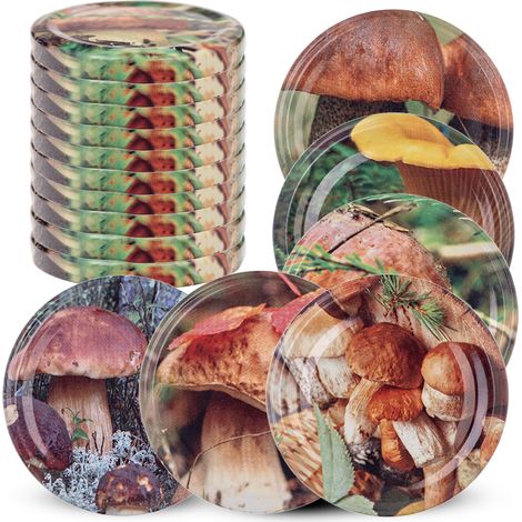 KADAX Deckel fi66 10er Pack Pilze-Mix