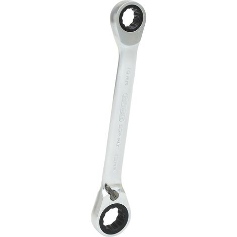 Chiave a cricco doppia poligonale GEAR reversibile,10x13mm (1/3)