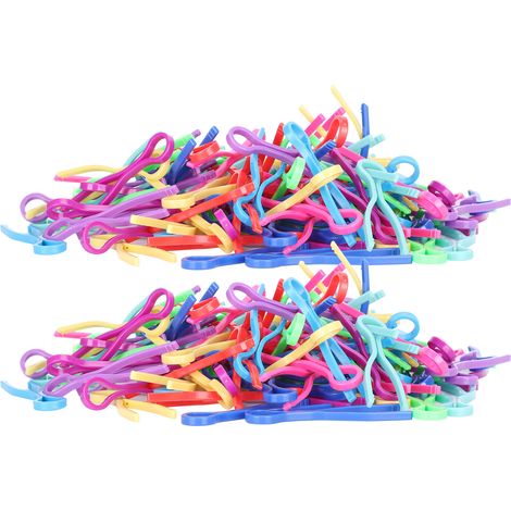 120 pinces à fil de canette en plastique pour le contrôle du fil, fournitures de broderie (1/5)